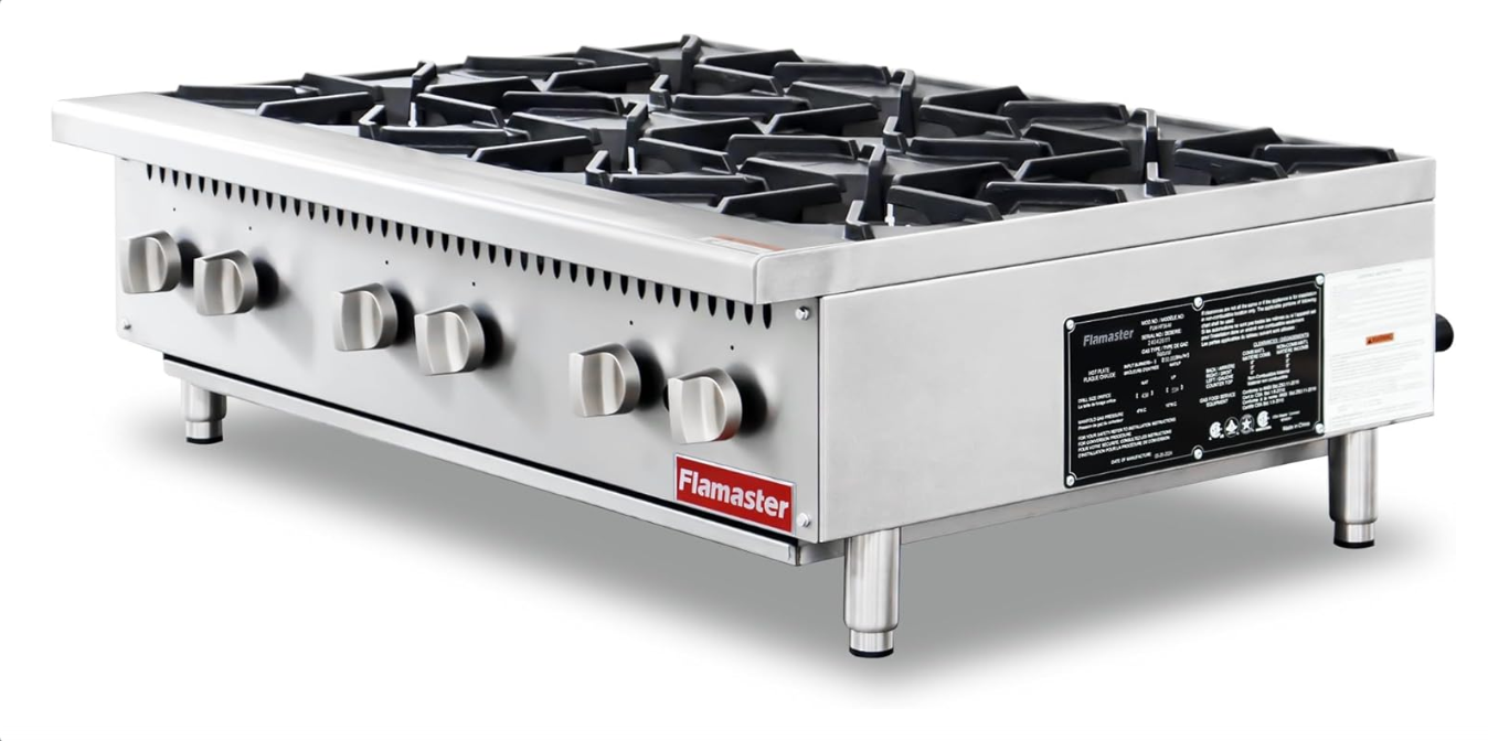 Countertop Six Burner Stove