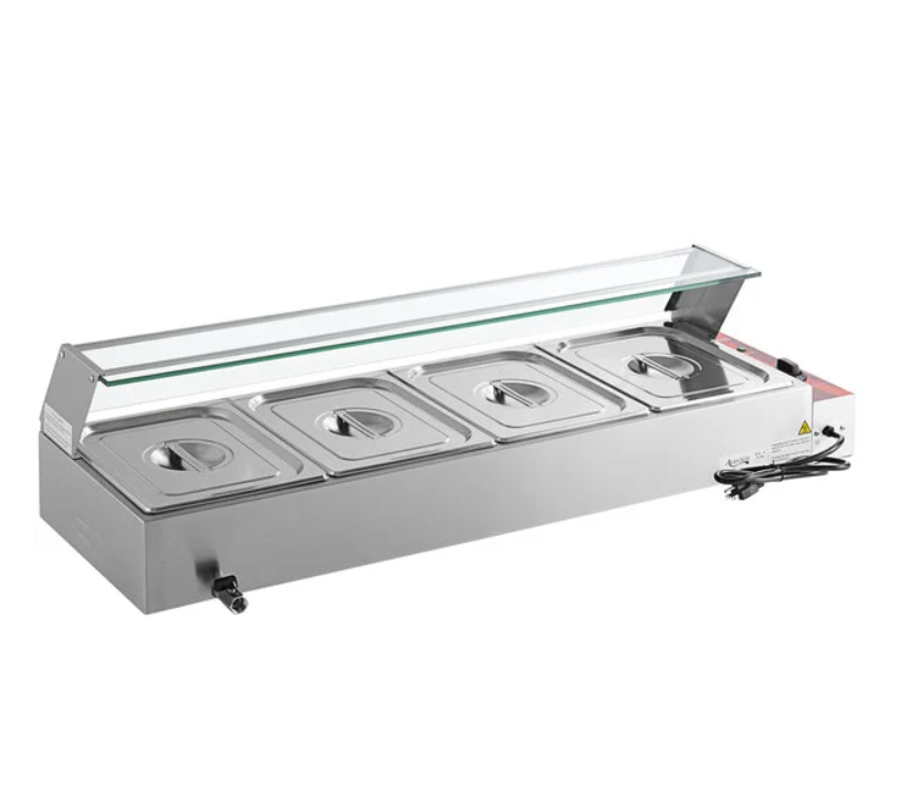Commercial 4 Pan Warmer