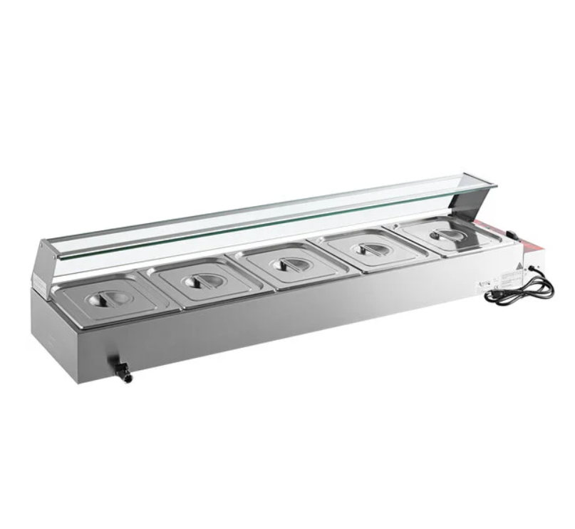 Commercial 5 Pan Warmer