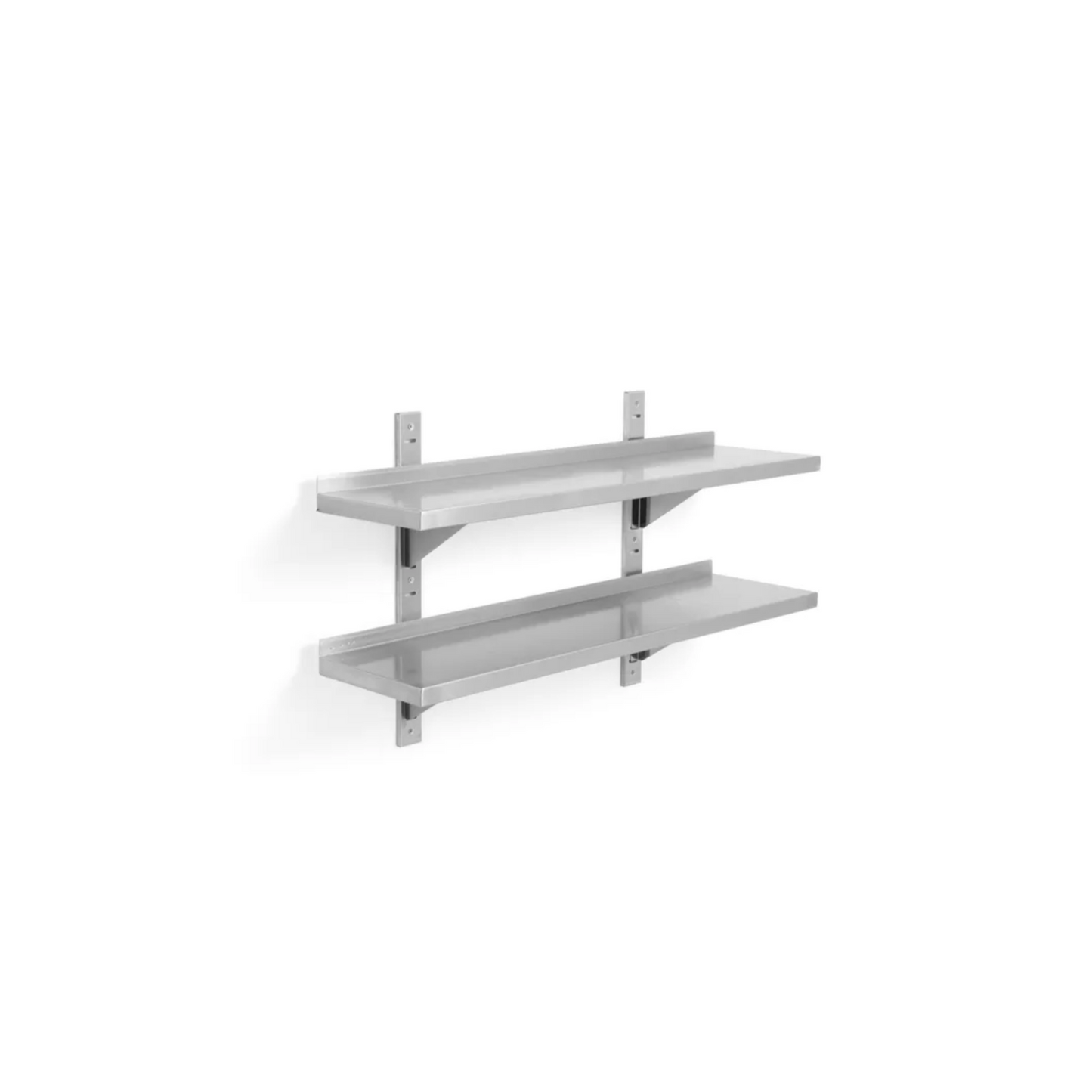Stainless Steel Wall Shelf Double Tier