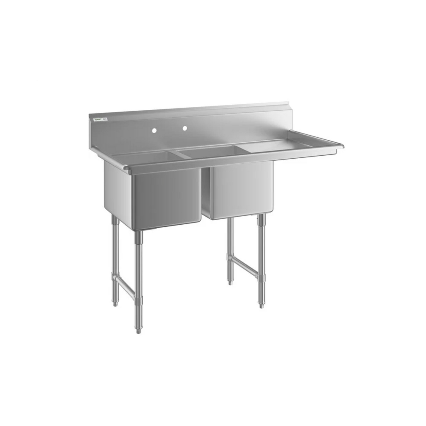 Double Sink with Drainboard