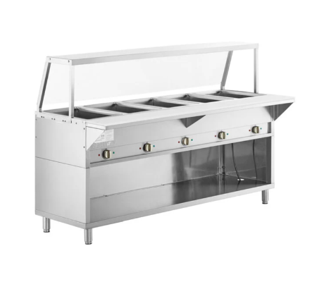 Commercial 5 Pan Standing Warmer