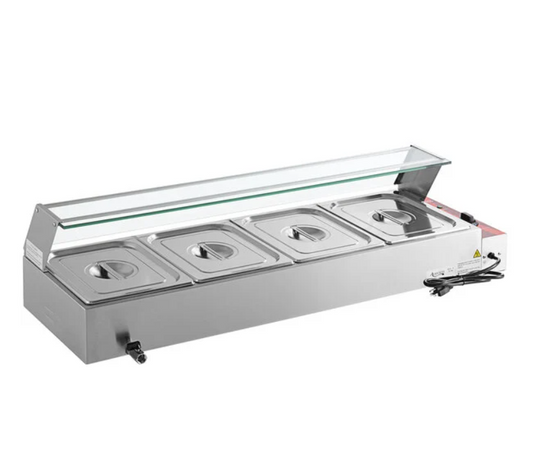 Commercial 4 Pan Warmer