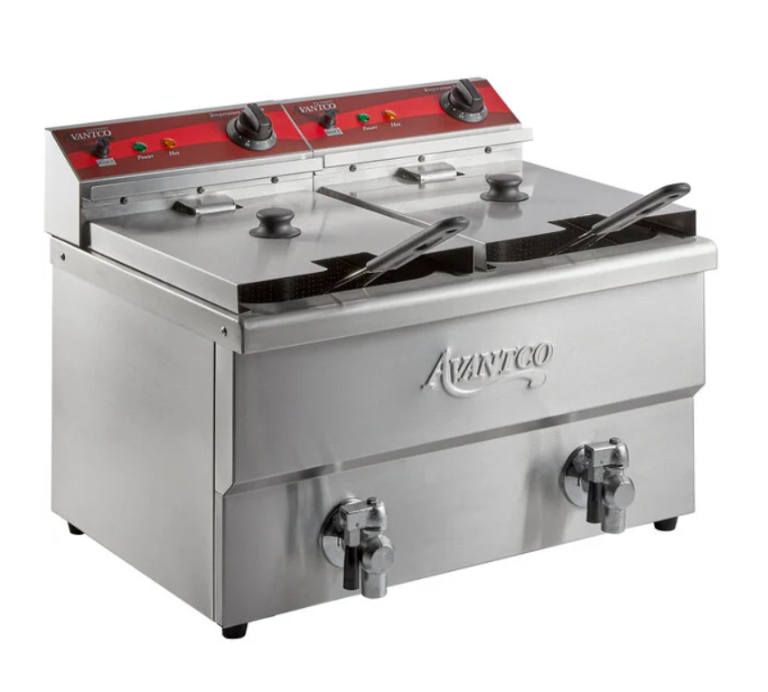 Electric Dual Counter Top Fryer