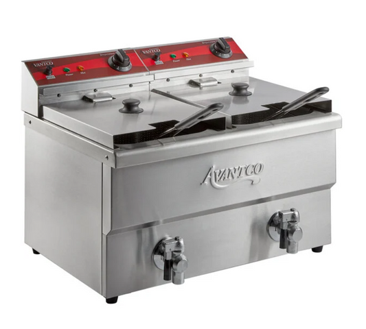 Electric Dual Counter Top Fryer