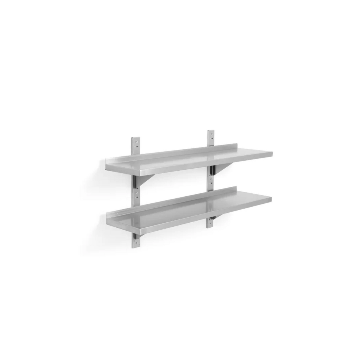 Stainless Steel Wall Shelf Double